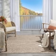 thumbnail image 2 of Nourison Versatile Indoor/Outdoor Natural Beige 6' x 9' Area Rug, (6x9), 2 of 10