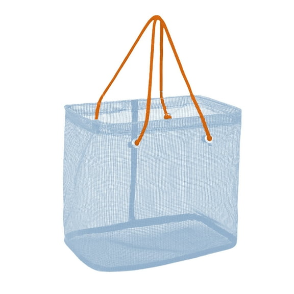 Mesh Wash Bag with Wide Opening & Breathable Mesh Design – Portable Travel Toiletry Organizer for Beach, Gym, and Outdoor Use