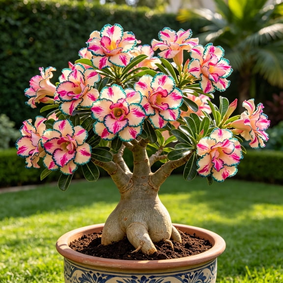 Desert Rose, Hardy Care‑free - Simple Cultivate - Perfect for Beds Borders, Plant Pots & Containers