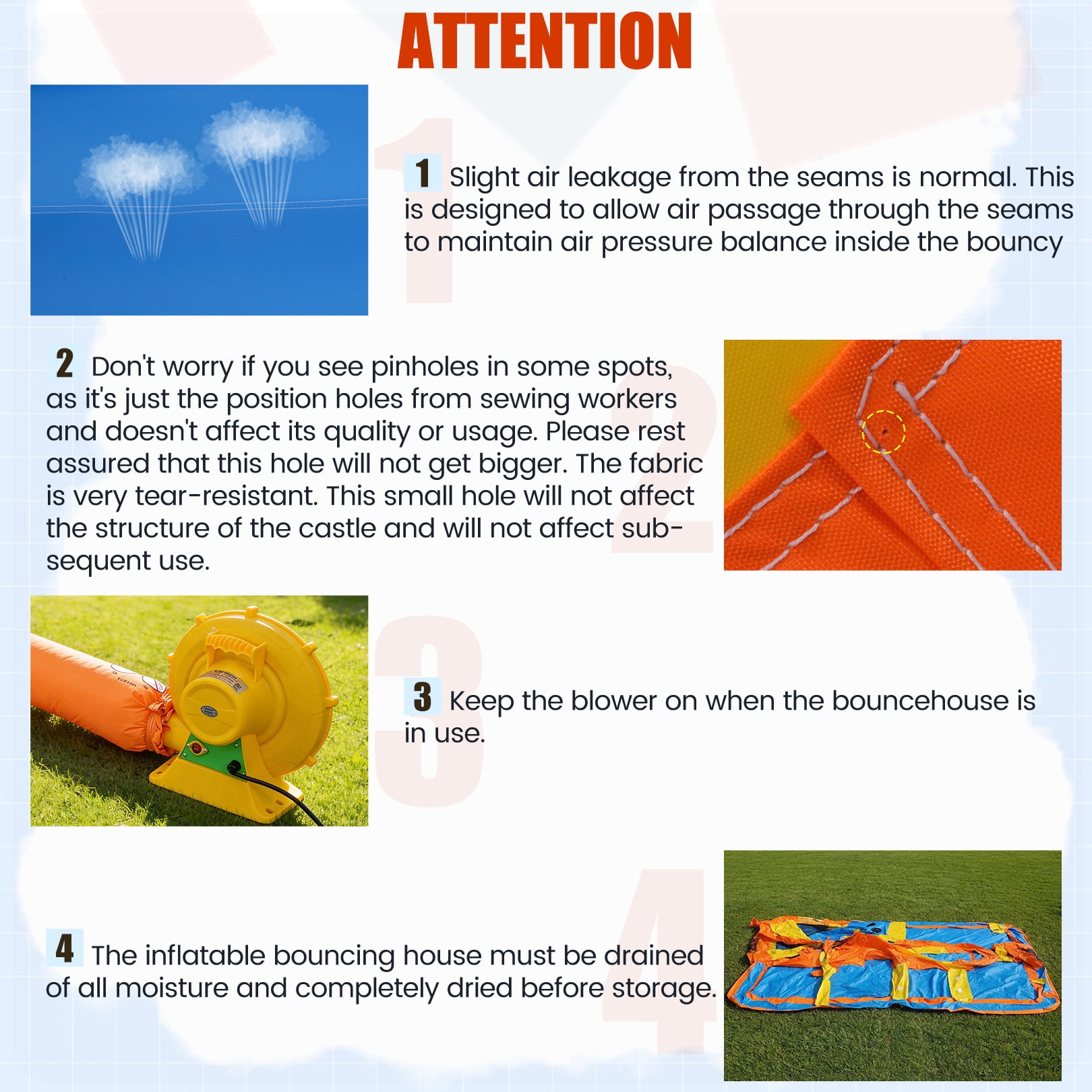 Veeboto Bounce House with 550W Blower, Inflatable Water Slide with Bounce Area, Slide, Pool, Basketball Hoop, Obstacle Poles, Ball Net, Water Cannon, Indoor & Outdoor Bounce Castle for Ages 3-12