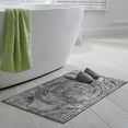 thumbnail image 2 of Yuma Indoor/Outdoor Grey Farmhouse Medallion 1'8" x 2'6" Non-Skid Accent Rug, 2 of 8