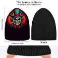thumbnail image 6 of joogoo Cool Skeleton with Hat Beanie Hats Men Women Cuffed Skull Cap Winter Warm Knit Thick Beanies, 6 of 7