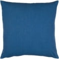 thumbnail image 3 of Lachen Woven Modern Pillow Cover in Dark Blue, Cream, 3 of 4