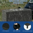 thumbnail image 2 of Uforic 260 Gallon Outdoor Storage Deck Box, Large Patio Box for Outdoor Pillows, Garden Tools and Pool Supplies, Waterproof - Black, 2 of 9