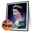 thumbnail image 1 of Cuadros Decorativos 5D DIY Diamond Painting The Queen of England Kits Full Round Drill Art (B5127) Tmvgtek embutido en tela, 1 of 8