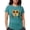 Teal, variant on CafePress - Owls Autumn Song Womens Tri Blend T Shirt - Womens Tri-blend T-Shirt