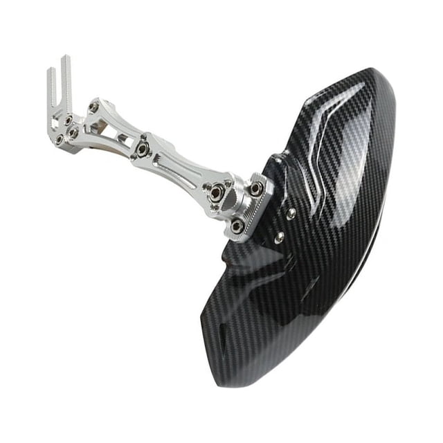 Riwesomey Cojín trasero para patinete eléctrico, cubierta trasera Universal para soporte de motocicleta, reemplazo de guardabarros para N1s M3 Bombillas para automóviles Plata