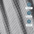 thumbnail image 4 of Bare Home Waffle Blanket - 100% Cotton - Lightweight & Breathable - King/Cal King, Light Gray, 4 of 7