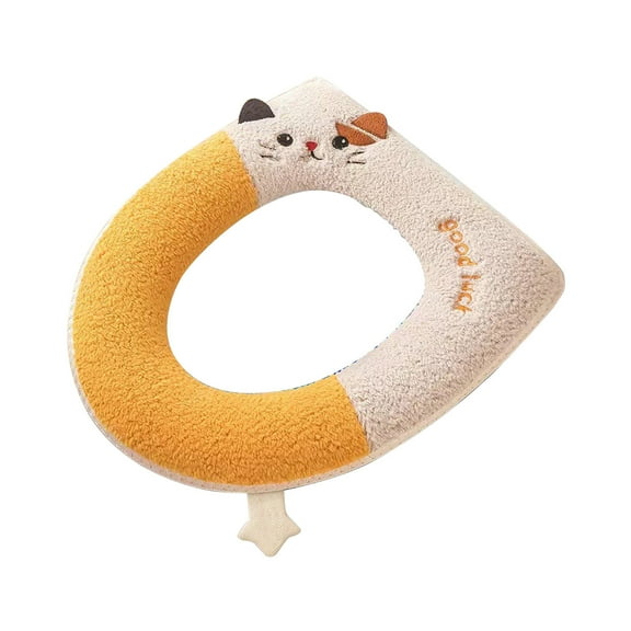 Clearance! Tunhigl Zipper Model Toilet Seat Household Embroidery Sitting Washer Toilet Seat Cover Cute Washer Universal Toilet Seat