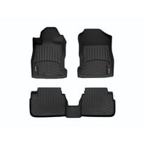 WeatherTech Custom Fit FloorLiners compatible with 2022-2025 Subaru WRX - 1st & 2nd Row, Black
