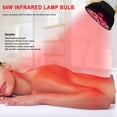 thumbnail image 3 of Elitzia Infrared Lamp Bulb 660nm Red and 850nm Near Infrared Bulb Accessory E26 E27 64W Infrared Light Device ETPAR38 (Black), 3 of 11