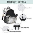 thumbnail image 3 of Police and German Shepherd Backpack for School, Cute School Bag with Adjustable Shoulder Straps and Padded Back, 15"x11.42"x5.5", 3 of 4