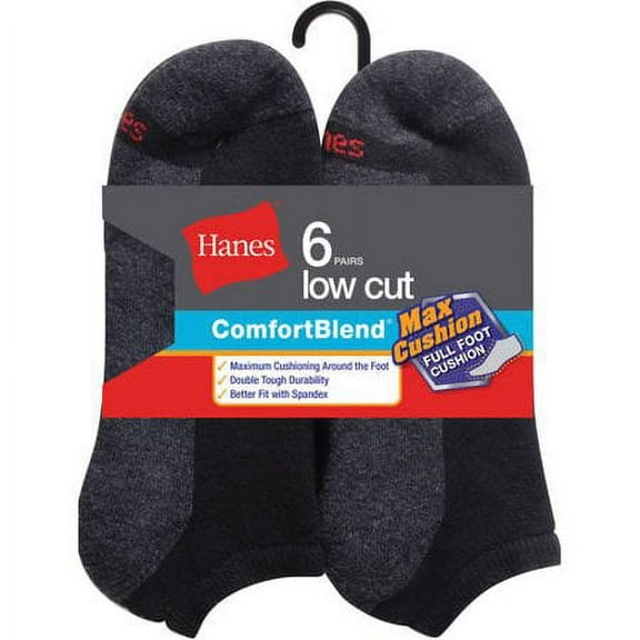 Men's ComfortBlend Low Cut Socks 6-Pack