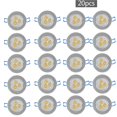 thumbnail image 4 of Toystoory Foco de luz de techo LED regulable de 3 * 1W Foco empotrable Blanco cálido 220V Iluminación y accesorios Toystoory HA024085-00, 4 of 6