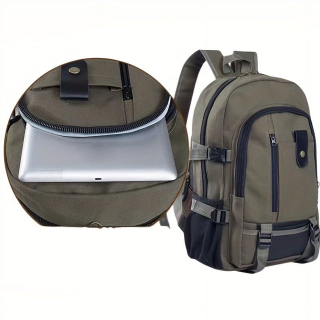 1pc Men's Backpack, Casual Large Capacity Travel Backpack Schoolbag Laptop Backpack