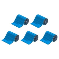 Uxcell 2400 PCS Glass Mirrors Disco Ball Tiles Self-Adhesive Deep Blue Mirror Mosaic Tiles 5 x 5mm, 5 Sheet