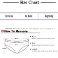 thumbnail image 5 of Blmnix Underwear Women Cheeky Sexy Panties Thong Underwear G String Lace Panties Black Underwear Women Pack,Free Size, 5 of 5