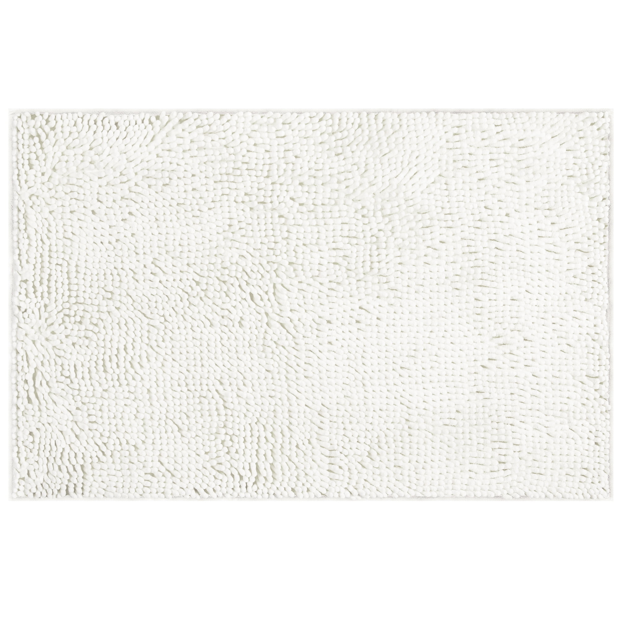 Luxury Chenille Bathroom Rugs with Non Slip Bath Mat for Tub Bottom