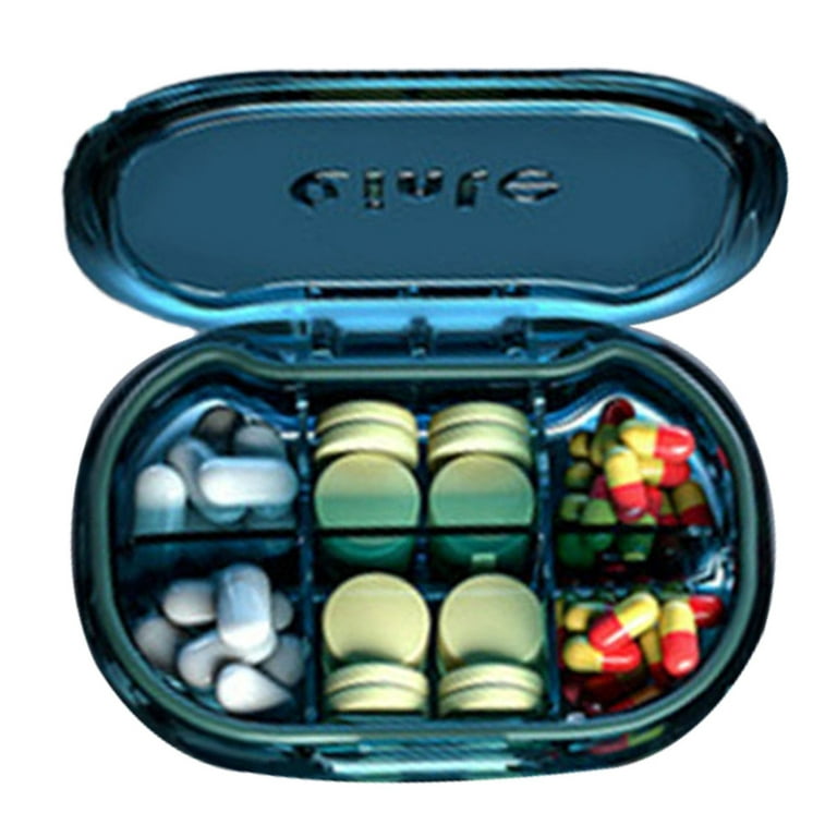 6 Grids Pill Case Medicine Box Travel Medicine Storage Box Portable One  Week Medicine Box Pill Box Pill Organizer