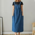 thumbnail image 2 of HJYCHN Womens Dresses V-Neck Sleeveless Loose Fit Summer Tank Dress Comfortable and Flowy for Everyday Wear in Spring Autumn Summer Dress BU1 L, 2 of 4