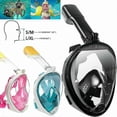 thumbnail image 4 of Snorkel Mask Anti Fog Full Face Swimming Diving Scuba Goggle Mask For Adult Kids-Good, 4 of 5