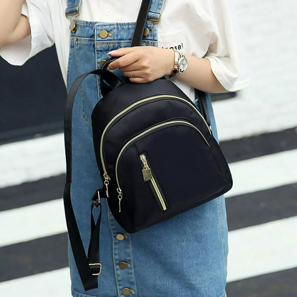 Sac à Dos Petit pour Femmes et Filles, Voyage, Fermeture Éclair, Sac de Jour en Oxford, Sac d'École, Cadeau
