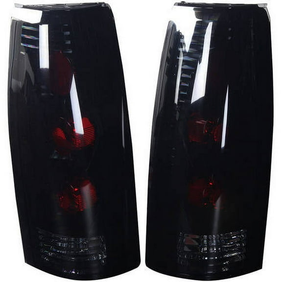 Tail Light For 92-99 Chevy Suburban Black/Smoke Lens, Pair