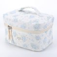 thumbnail image 3 of Bolso Maquillaje para Mujer Bolso Ligero 3 Uds Bolso Maquillaje Acolchado Floral A Cuadros, 3 of 9