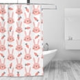 thumbnail image 4 of Sigee Rabbit Is And Carrots for Waterproof Fabric Shower Curtain 72" W x 72" H for Bathroom Shower Curtain, 4 of 5