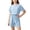 Blue, variant on Cethrio Girls Outfit Sets 2 Piece, Summer Casual Short Sleeve T-shirts and Shorts Sets Purple Size 14