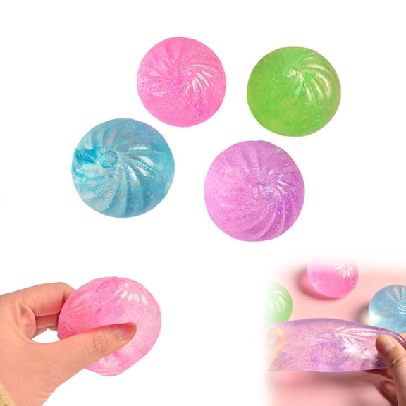 Easter Egg Fidget Toys Stress Ball - Slow Rising Sensory Eggs for Easter Basket Stuffers, Colorful Marbled Anxiety Relief Toys for Adults by PALIFEUR