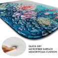thumbnail image 5 of Oil on relief 957 Non-Slip Memory Foam Bath Rug: Absorbent, Quick-Dry, Machine Washable, Soft & Comfortable - S, 5 of 7