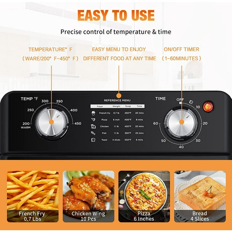 Cucina Essenziale Digital Air Fryer 10L In Black