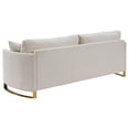 thumbnail image 6 of Pemberly Row Contemporary Upholstered Arched Arms Sofa in Beige, 6 of 9