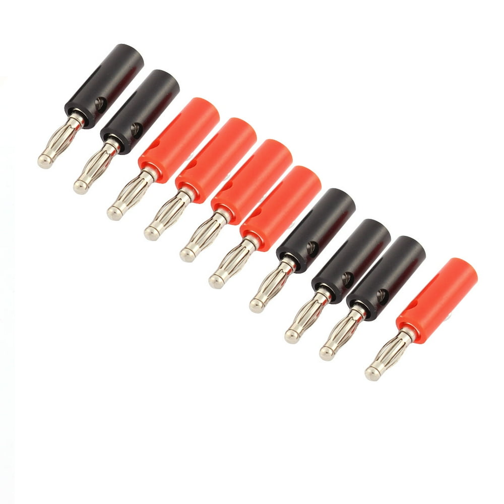 Speaker Amplifier Audio Insulation Cover Banana Plug Connector Adapter