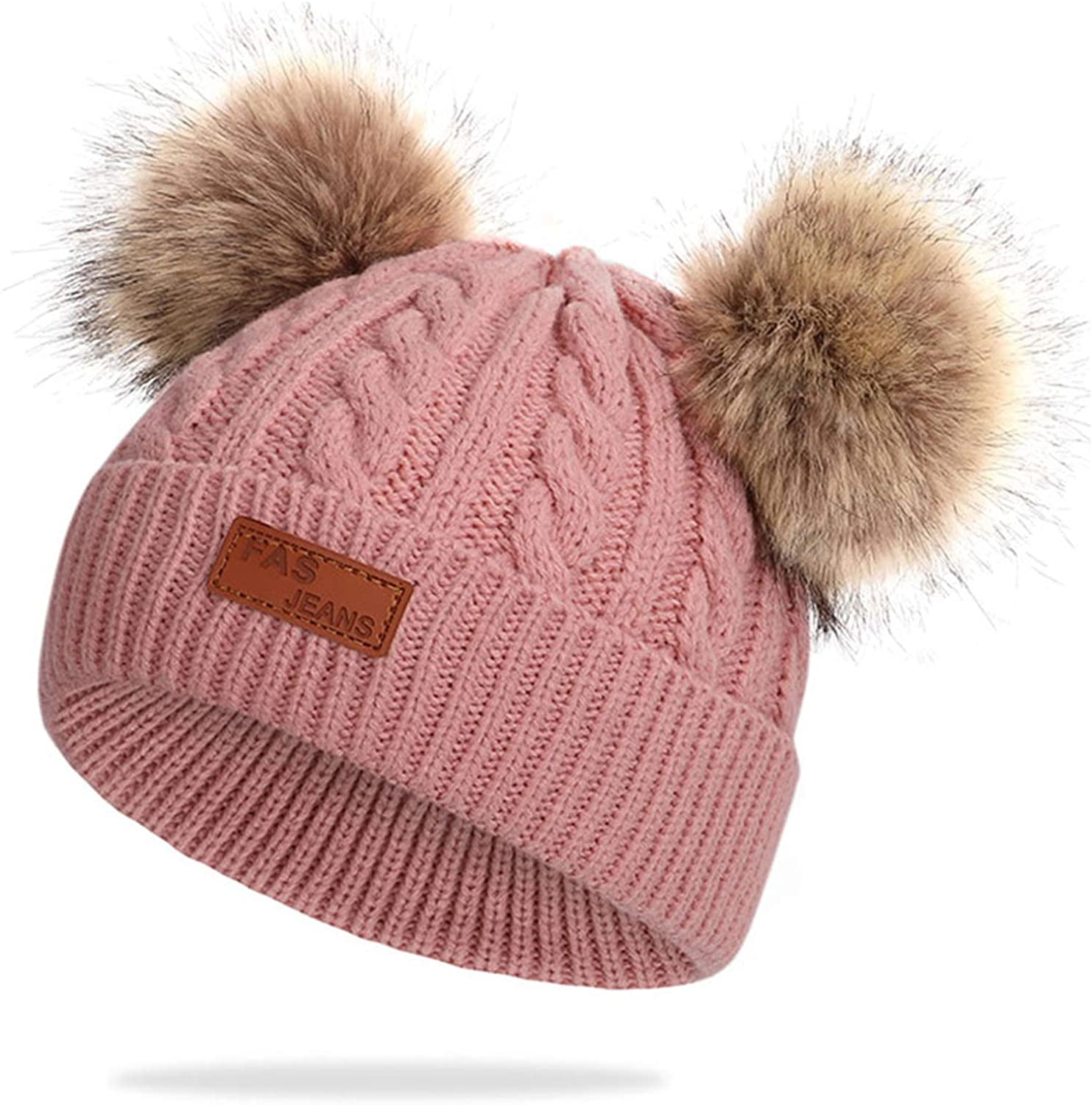 Infant Toddler Beanie Pompom Hat Winter 