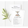 thumbnail image 2 of Inkdotpot Gender Neutral Who Knows Daddy BestBaby Shower GameCards-FunActivity Cards Set Of 50Deer Animal Party Theme, 2 of 5