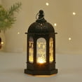 thumbnail image 1 of Vintage Style Decorative Lantern Battery Powered Decorative Lantern for Indoor Outdoor Home Decor, 1 of 3
