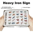 thumbnail image 3 of 1PC Metal Tin Signs Vintage ASL American Sign Language Alphabet Educational ABC Art Iron Rustic Wall Decor Plaque, 3 of 8