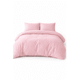 thumbnail image 3 of 100% COTTON DUVET COVER BABY PINK DUVET COVER QUEEN SIZE 90x90 DUVET COVER WITH TWO PILLOW COVERS, 3 of 3