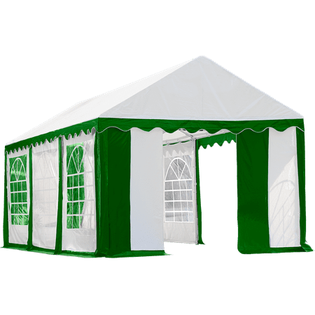 Enclosure Kit with Windows for Party Tent 10' x 20'3m x 6m, GreenWhite (Frame and Cover Not Included)