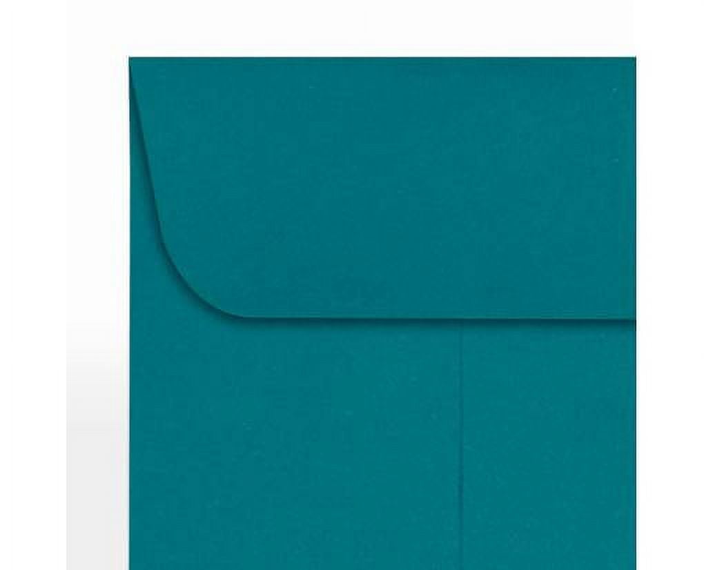 LUXPaper #1 Coin Envelopes w/ Moistenable Glue, Teal, 2 1/4in x 3 1/2in, 80lb, 500/Pack
