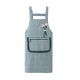 thumbnail image 1 of Delantal de cocina unisex impermeable y resistente al aceite con bolsillos, de poliéster antimanchas, para hombres y mujeres, con soporte ajustable para el cuello, ideal para el hogar, la cocina o, 1 of 6
