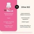 thumbnail image 5 of (2 pack) EZ Melts Dissolvable B12 2,500 mcg, Methylcobalamin for Energy & Immune Support, Vegan & Gluten-Free, Red Cherry, 90 Sublingual Tablets (90 Servings), 5 of 11