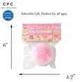 thumbnail image 4 of Taba Squishy Daifuku Squeeze Toys Juguete sensorial para tu mejor fiesta suave y relajada, regalo de cumpleaños, juguetes blandos para adultos (rosa fresa), 4 of 5