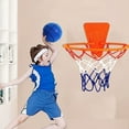 thumbnail image 5 of Sioweci 1 Set Silent Basketball Quick Rebound Low Noise Adults Kids Training Ball with Basket for Indoor Outdoor Orange Size 5, 5 of 13