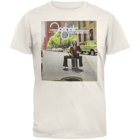 Foghat Men's Fool For The City Soft Short Sleeve T Shirt