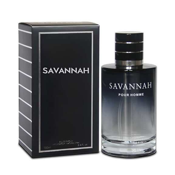 Savannah Cologne for Men 3.4 fl oz Natural Spray Perfume Classic Scent Eau De Toilette for Daily Use Ideal Special Occasions