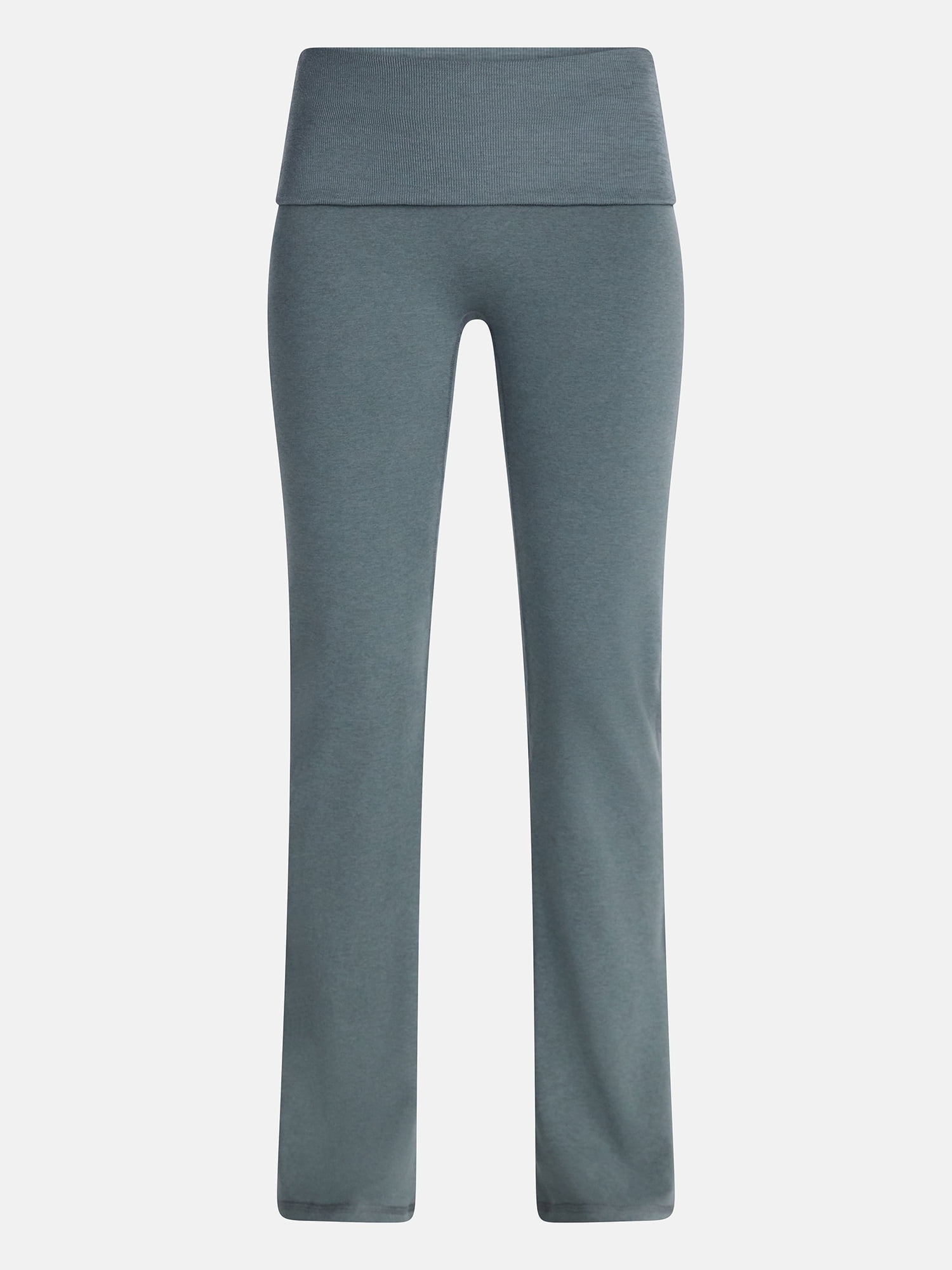 Athletic Works Women's ButterCore Flare Leggings with Fold Over Waist, 31" Inseam, Sizes XS-XXL