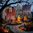 thumbnail image 6 of AGCAN 3 Pack Hanging Skeleton Decorations, Articulated Arms with Hanging Ropes, Scary Halloween Haunted House Prop for Indoor Outdoor Yard Porch, 6 of 7